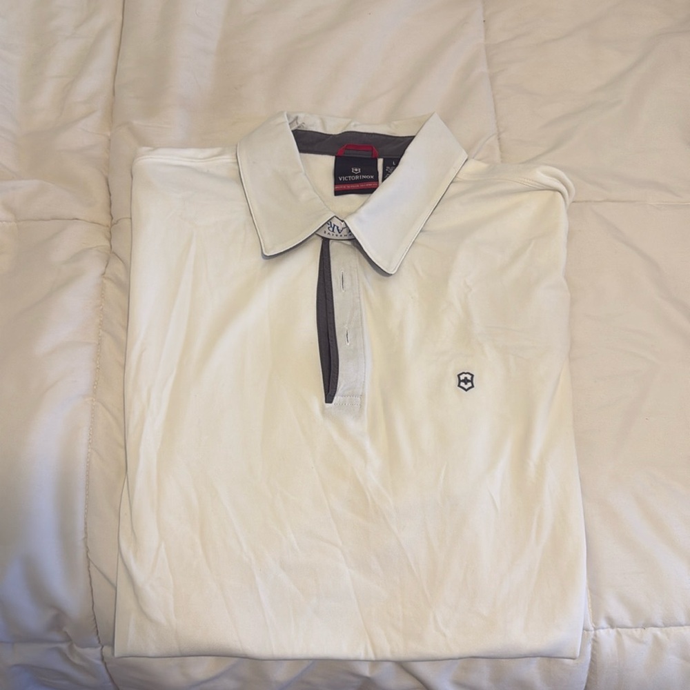 Men’s Victorinox Size L Polo White